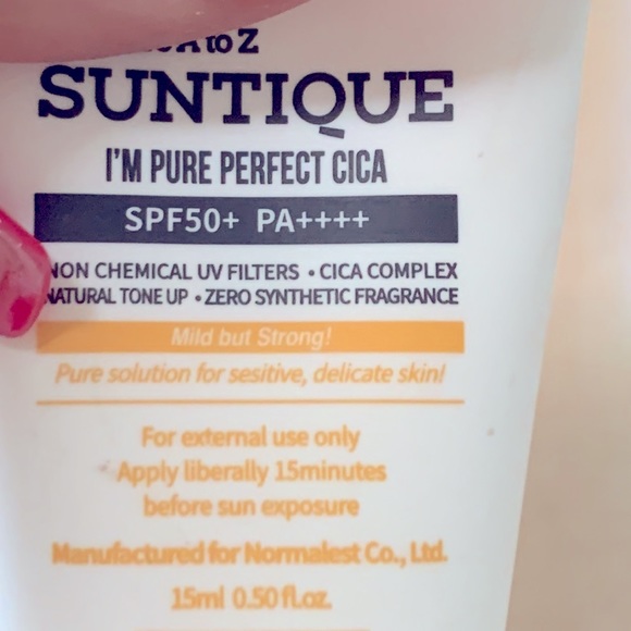 SUNTIQUE I'm Pure Perfect CICA Sunscreen SPF 50+ - Picture 7 of 8